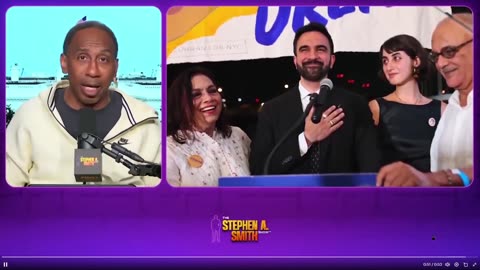Dems in trouble supporting a Communist: Stephen A Smith on Zohran Mamdani