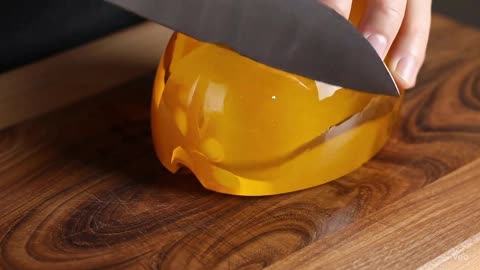 Cutting Glass Fruit #asmr #satisfying #asmrsounds #fruit