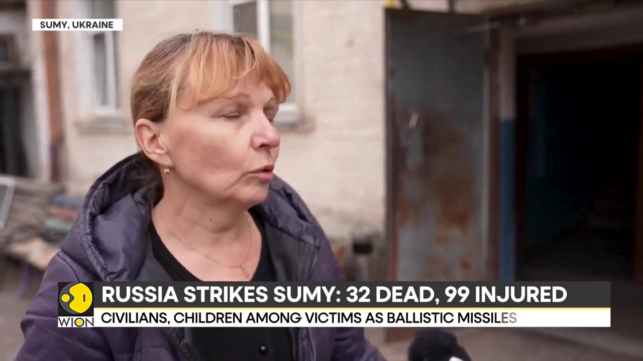 Zelensky Urges West To Act After Russian Missile Attack On Sumy