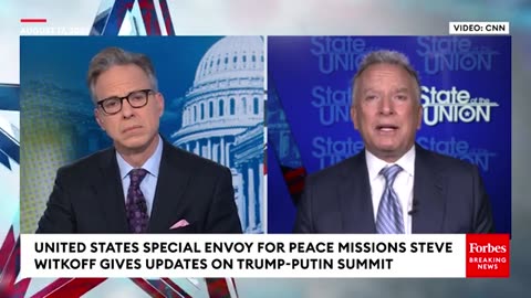 Steve Witkoff: 'We're On The Path' For Peace Deal After Prospective Putin-Zelensky-Trump Meeting