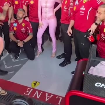Lo stuns in skintight pink bodysuit at Saudi Arabian grand prix