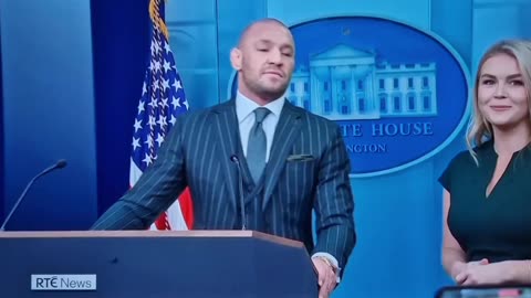 "Conor McGregor effectively representing the Irish in The White House on our national holiday"