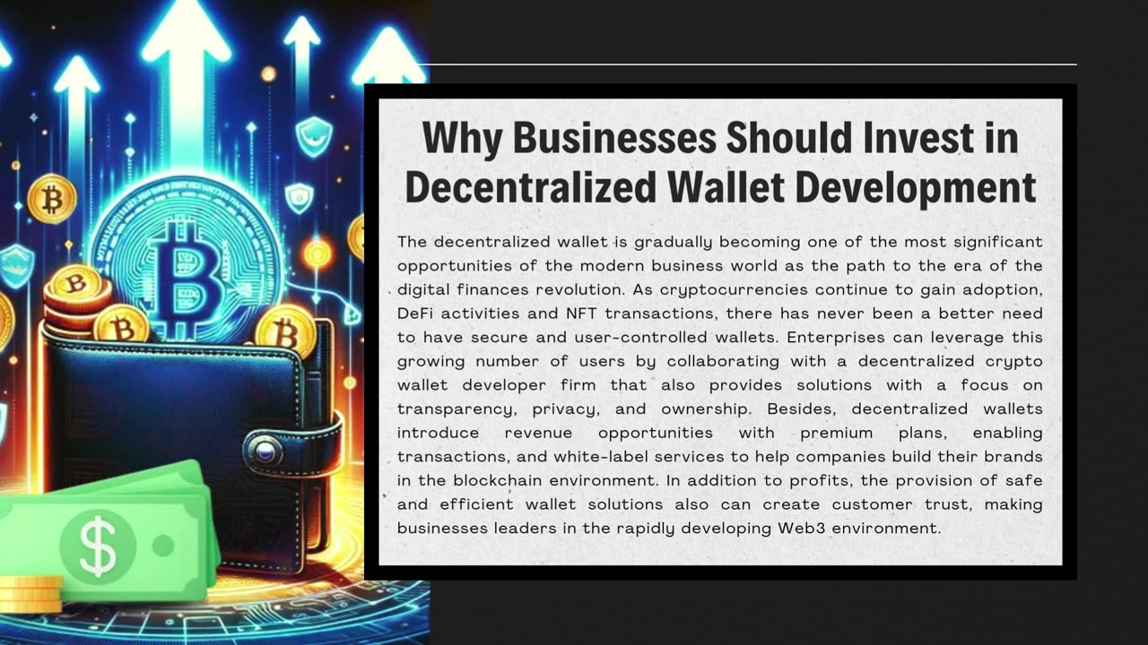 Top Benefits of Investing in Decentralized Crypto Wallet Development
