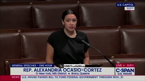 AOC explains why she voted NO on a resolution honoring the legacy of Charlie Kirk…