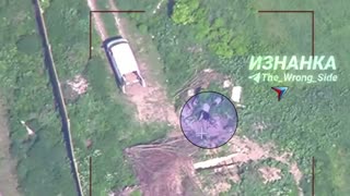 Kh-35 Missile Hit a Ukrainian Mobile UAV Launcher