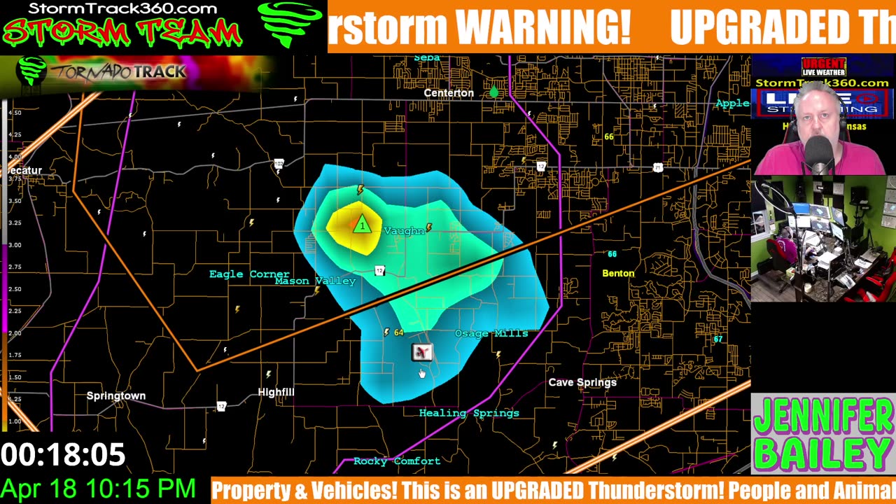LIVE SEVERE WEATHER COVERAGE - Arkansas & Missouri Ozarks