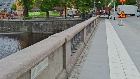 På promenad i centrala Örebro 27 Maj 2025