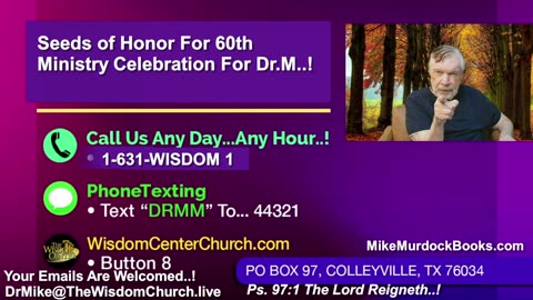 Re-Air: Wisdom Moments With Mike Murdock..!!!