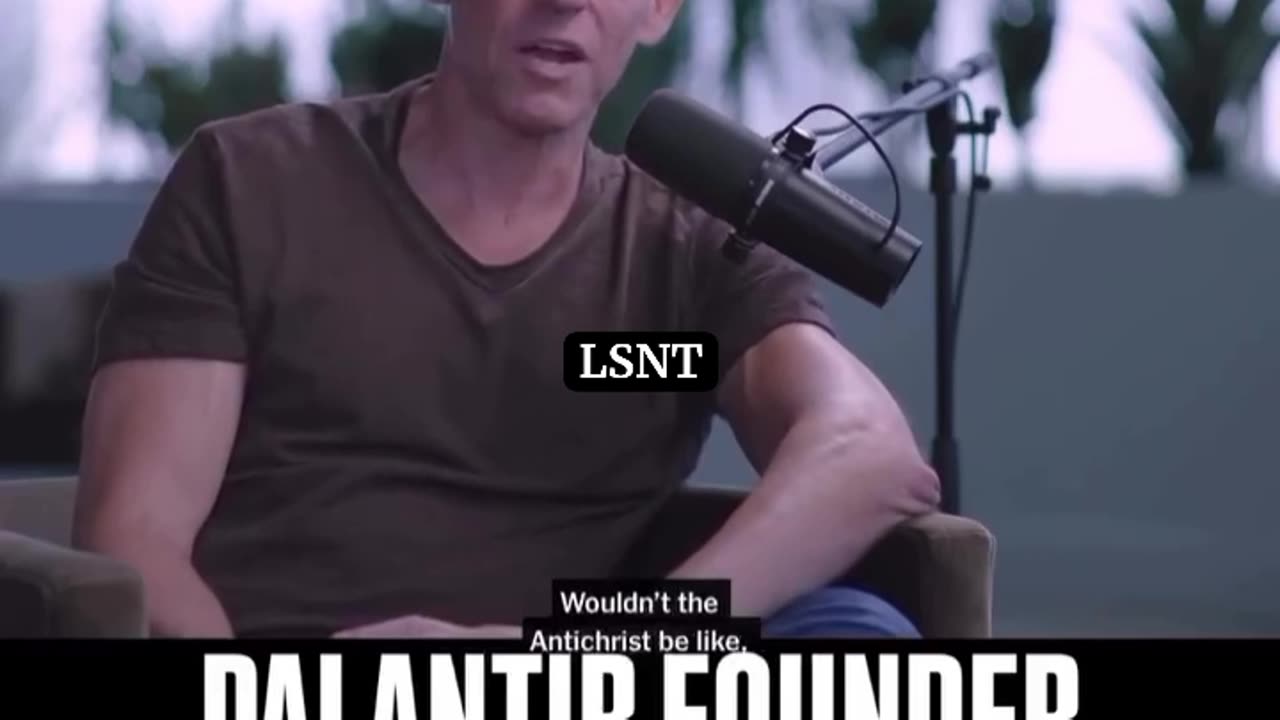 PALANTIR FOUNDER PETER THIEL ON BUILDING THE BEAST SYSTEM