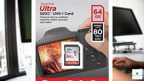SanDisk Ultra 64GB Class 10 SDXC UHS-I Memory Card up to 80MB/s (SDSDUNC-064G-GN6IN)