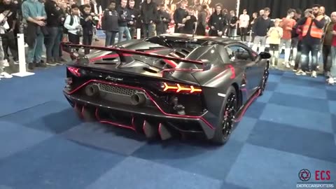Supercars Revving at Car Show - LOUD SVJ, GT-R R35 Catches FIRE, Regera, Top Secret Supra