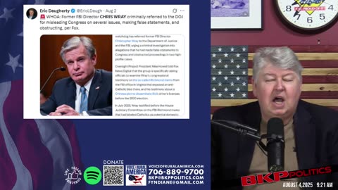 Trump Fires BLS Chief for 'Rigged' Jobs Numbers! Wray Faces DOJ Referral for FBI Cover-Ups!