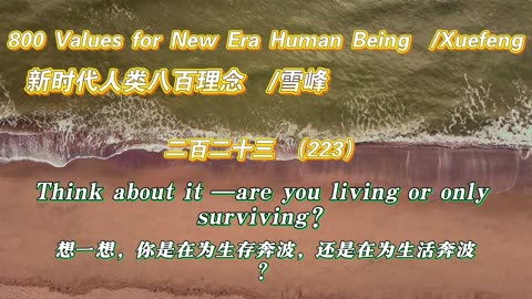 800 Values for New Era Human Being（223）