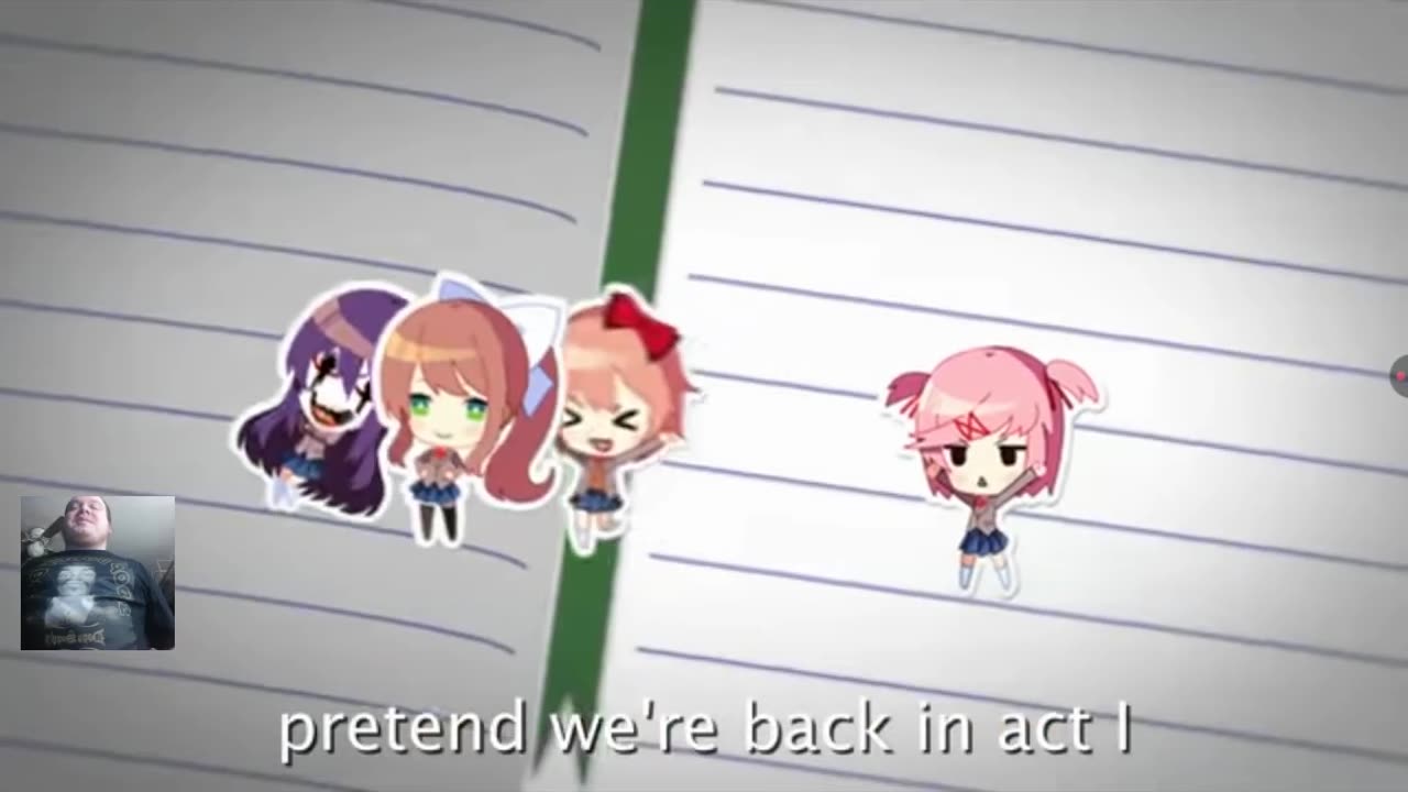 Reacting To Monika Vs. Harley Quinn - Rap Battle!