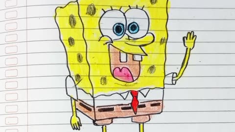Drawing Spongebob Squarepants