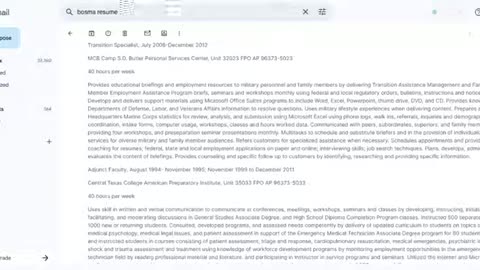 Jack Bosma Detailed Resume