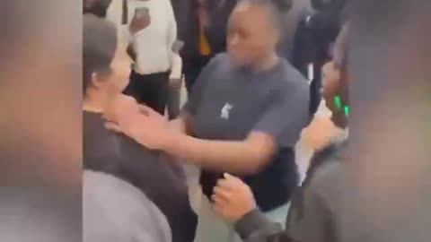 Africans vs Middle Easterners on the streets of the Netherlands, Europe.