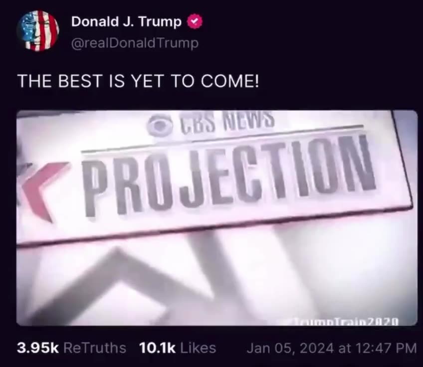 Trump reposted this incredible video today. I HIGHLY encourage you to watch. ❤️