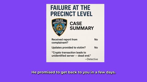 Part 19. Local Precinct Failure | How NYPD Mishandled a Certified Cybercrime Report