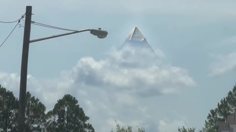 Pyramid in the Clouds Again!! 🛸 Gulfport Mississippi 🛸 July 7, 2025 👽 Prime Disclosure 👽