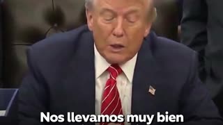 Trump comenta su reunión con Petro