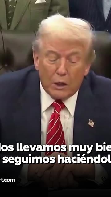 Trump comenta su reunión con Petro