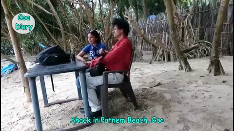 Patnem Beach Shack under the Trees- Goa Vlogs