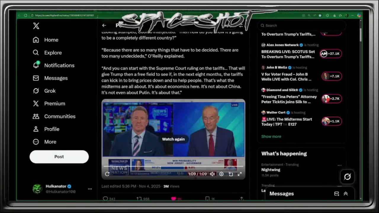 SpaceShot76-Table of Titans- So it Begins 11/6/25 (9:30pm)