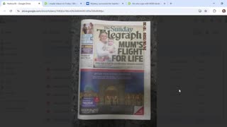 I see Daily Telegraph cover story about a dying dash after making video about a Dash who died