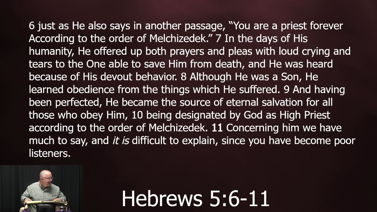 The Perfect High Priest.