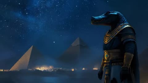 SOBEK • CROCODILE GOD OF THE NILE RIVER•
