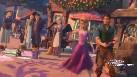 Enredados - El baile de Rapunzel y Flynn [1080p] Castellano