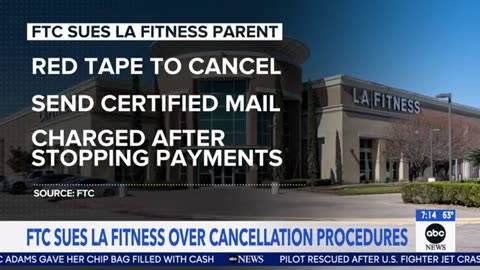 FTC sues LA Fitness operators for exceedingly difficult gym cancellation policies