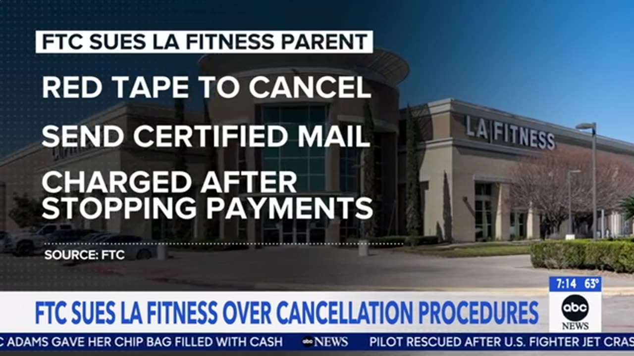 FTC sues LA Fitness operators for exceedingly difficult gym cancellation policies