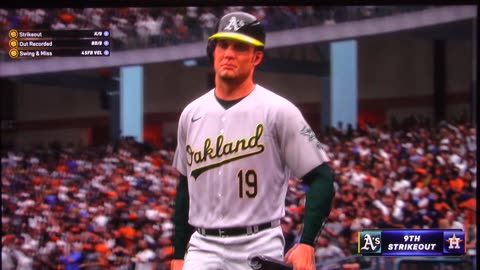 MLB The Show: Houston Astros vs Oakland Athletics (S16 G159)