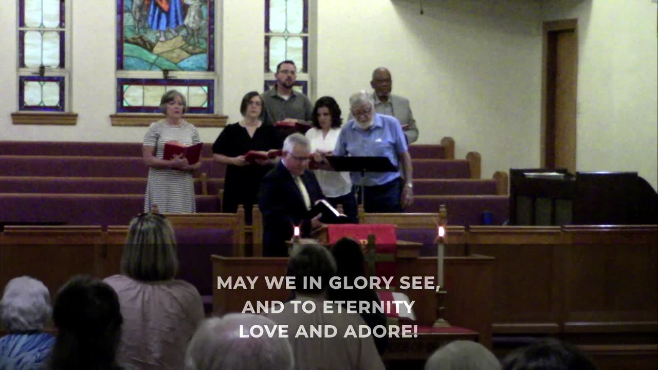 Sunday worship service