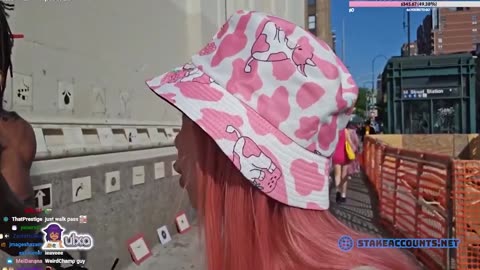 Twitch streamer brought to TEARS after RACIST attack during NYC livestream..