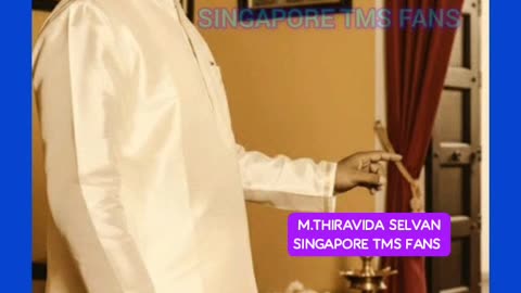 ONE SUN ONE TMS LEGEND M.THIRAVIDA SELVAN SINGAPORE 2026