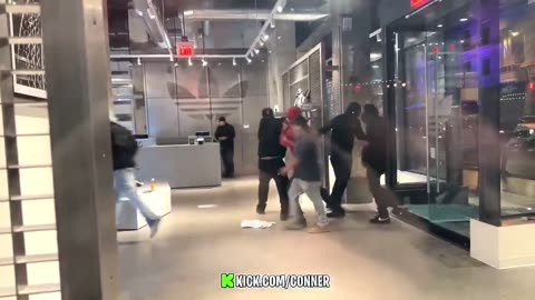 They're protesting ICE by looting Adidas