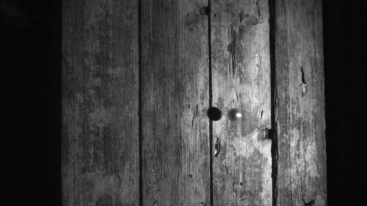 Paintball hitting wood fence Slow Motion