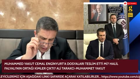 MUHAMMED YAKUT CEMAL ENGİNYURT’A DOSYALARI TESLİM ETTİ Mİ HALİL FALYALININ ORTAĞI KİMLER ÇIKTI