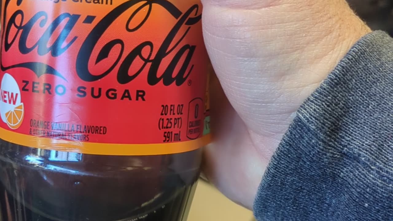 Coca Cola Orange Cream Zero Sugar Soda Taste Test The Fast-Food Restaurant & Dessert Review Guys