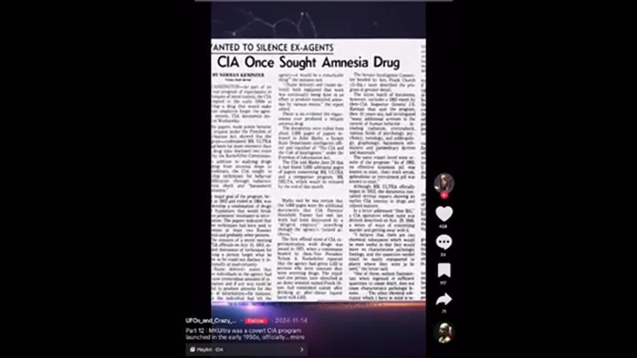 MK Ultra ..