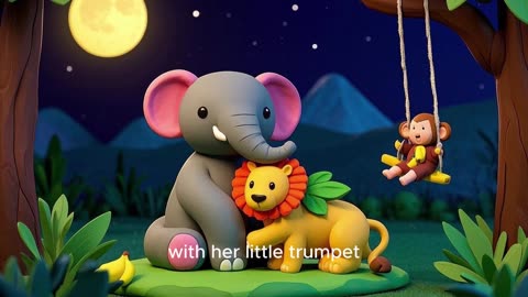 Leo the sleepy lion, bedtime story