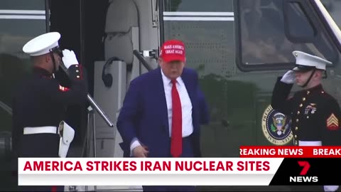 America strikes Iran nuclear sites