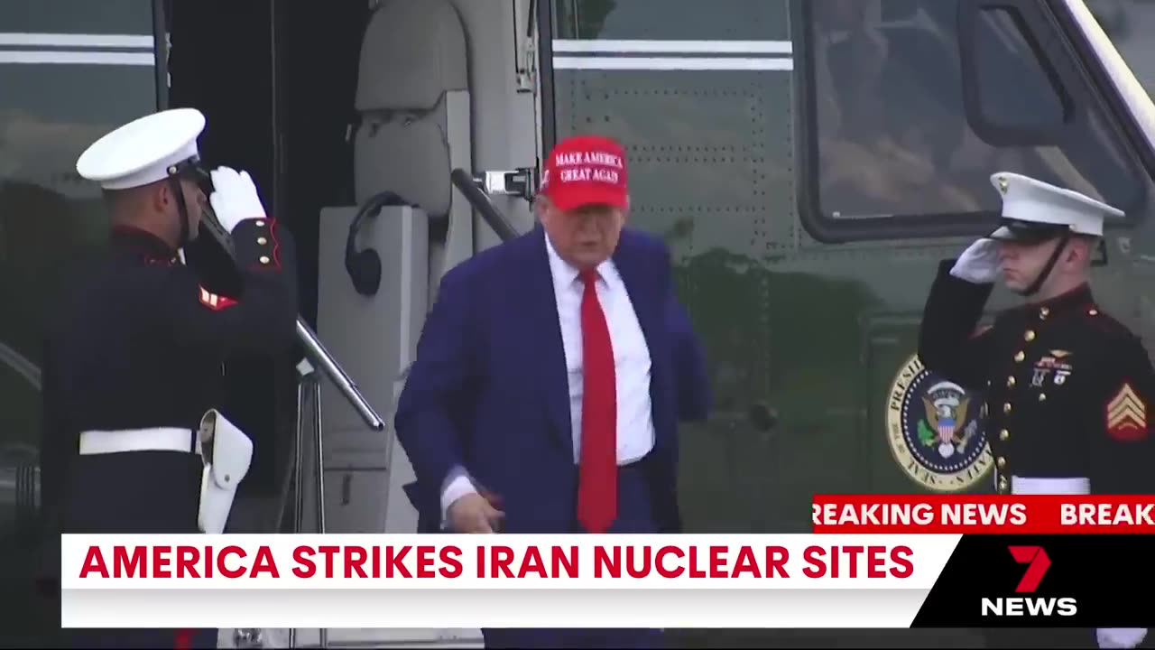 America strikes Iran nuclear sites