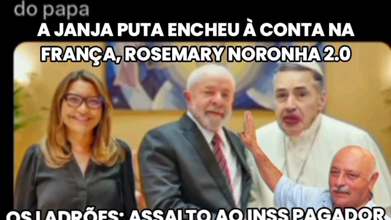 ASSALTO AO TREM PAGADOR: LULALADRÃO,JANJA PUTA,TIO CHICO E STF OS PETISTAS E TUCANISTAS ROUBARAM 6 BILHÕES❗A JANJA PUTA LEVOU VÁRIAS MALAS CHEIAS DE DINHEIRO PARA FRANÇA ESTILO ROSEMARY NORONHA 2.0.