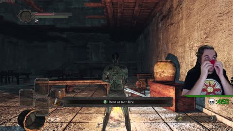 Level 1, NOTHING equipped but BROADSWORD (Dark Souls 2)