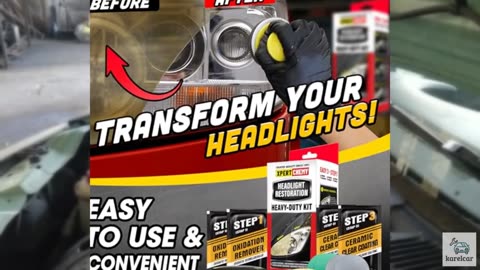XPERTCHEMY Headlight Restoration Kit-Headlight Cleaner Removing The Heavy-Duty Y