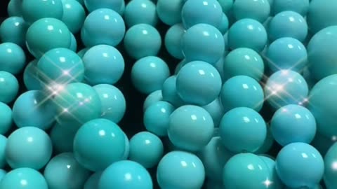 250516-11 Turquoise Bead String: Unconcealable Beauty of Nature